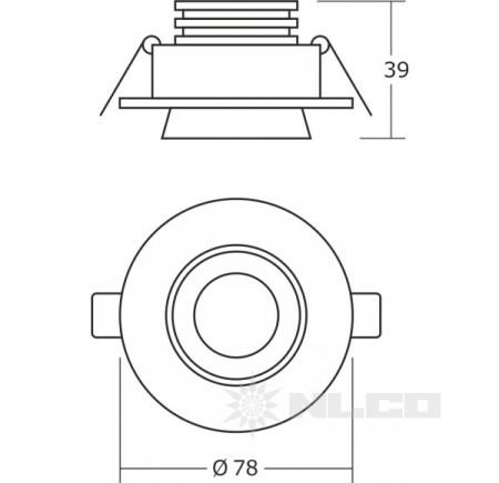 Светильник NLCO DRG4-15